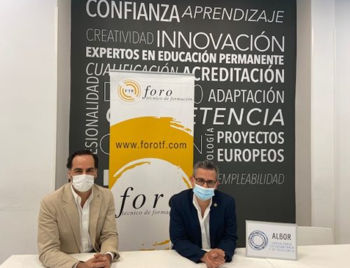 Foro firma un acuerdo de colaboración con Albor Consultores para impulsar la formación en excelencia y geriatría en el sector sociosanitario.  Gracias Alfredo Bohorquez por confiar en nosotros.