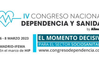 Cartel del IV Congreso Nacional Dependencia y Sanidad by Alimarket