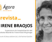 Cartel de la entrevista a la enfermera Irene Braojos