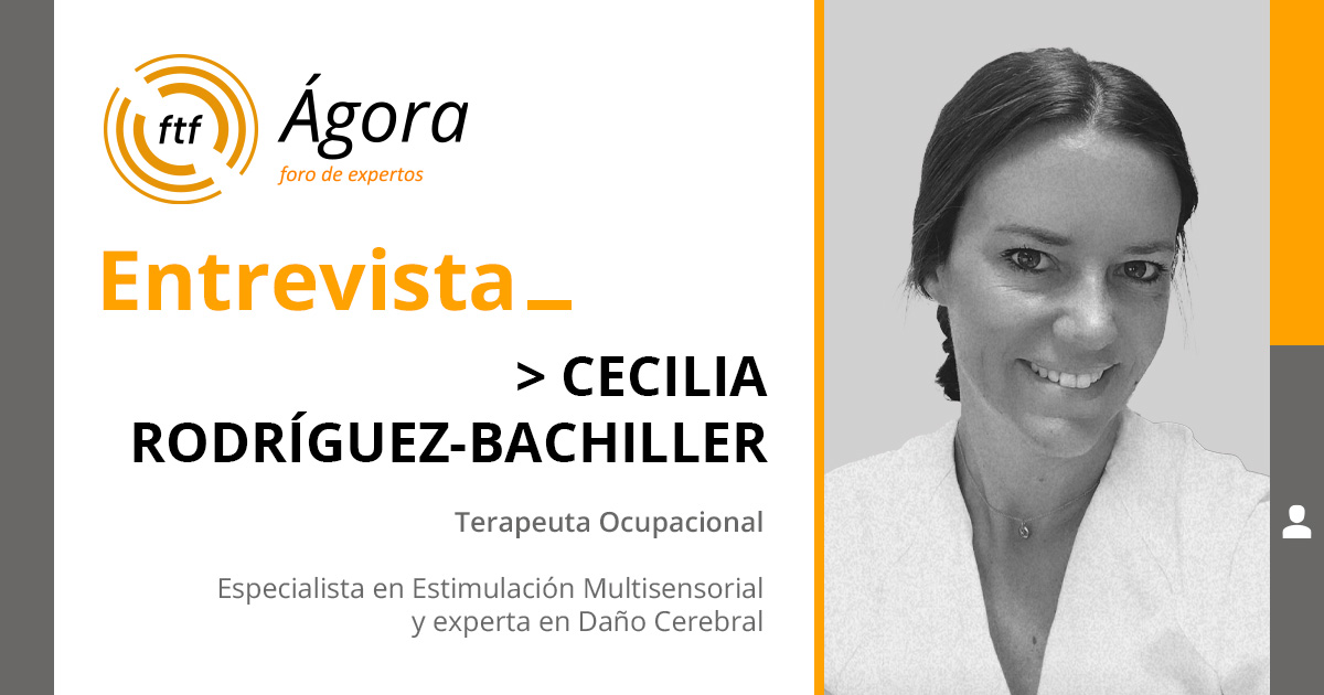 Cartel de la entrevista a Cecilia Rodríguez-Bachiller por el Día Mundial de la Terapia Ocupacional